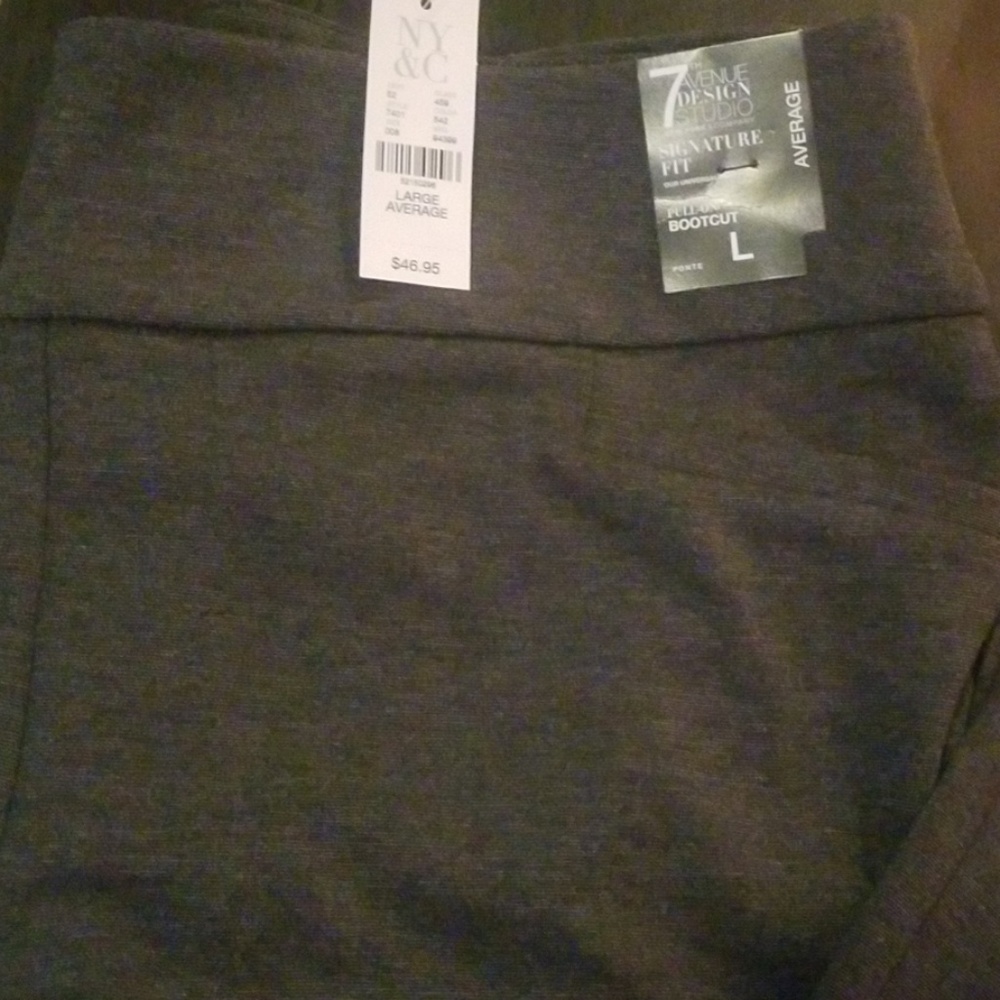 NY&CO 7th Avenue Grey Pull On Bootcut Pants